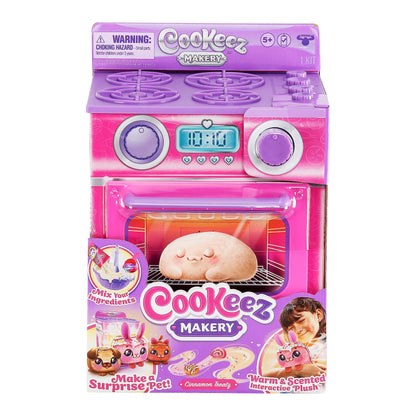 Cinnamon Treatz Oven – Interactive Bake & Reveal Oven Playset with Mystery Scented Plush (Cinnamon Pooch, Fondant Feline, or Strawberry Swirl), Mixing Tools, Dough, & Accessories, 5+