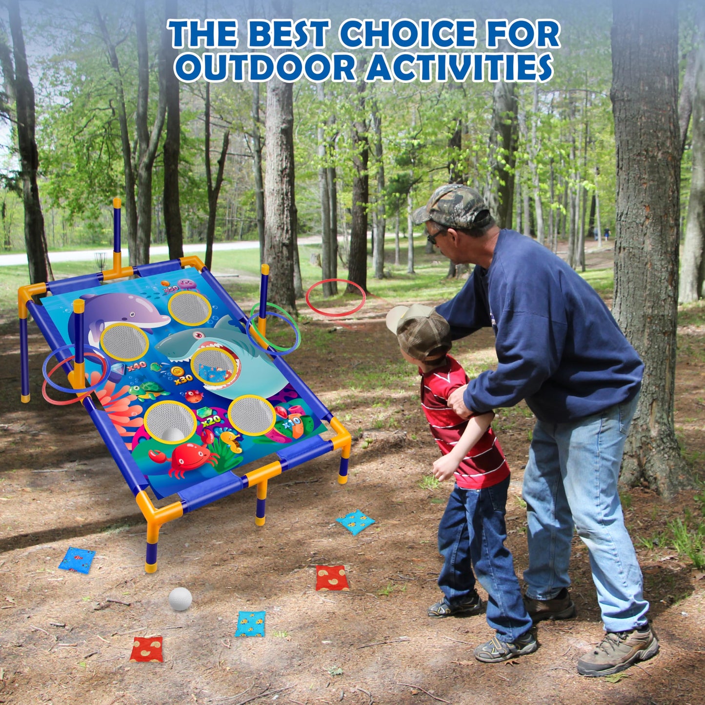 Animal Bean Bag Toss Game Toys
