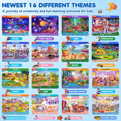 Search and Find Activity Books for Kids Ages 3-5, Toddler Travel Games Toys for Car Airplane, Road Trip Activities for Kids Games 4-8, Preschool Learning Activities, Educational Seek Birthday Gifts