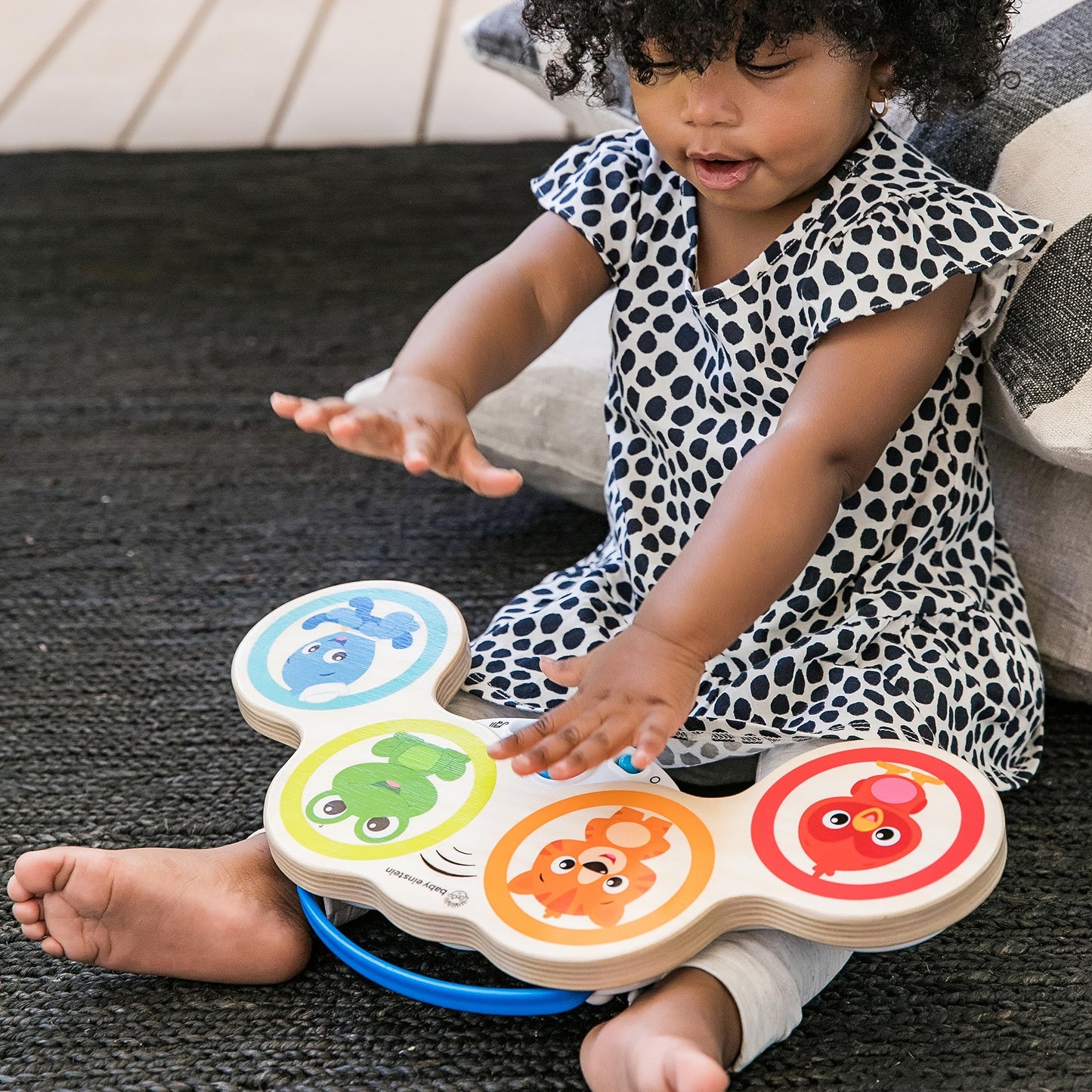 Baby Einstein and Hape Magic Touch Wooden Toy Piano, Montessori Musical Learning Toy for Babies and Toddlers 6mo+