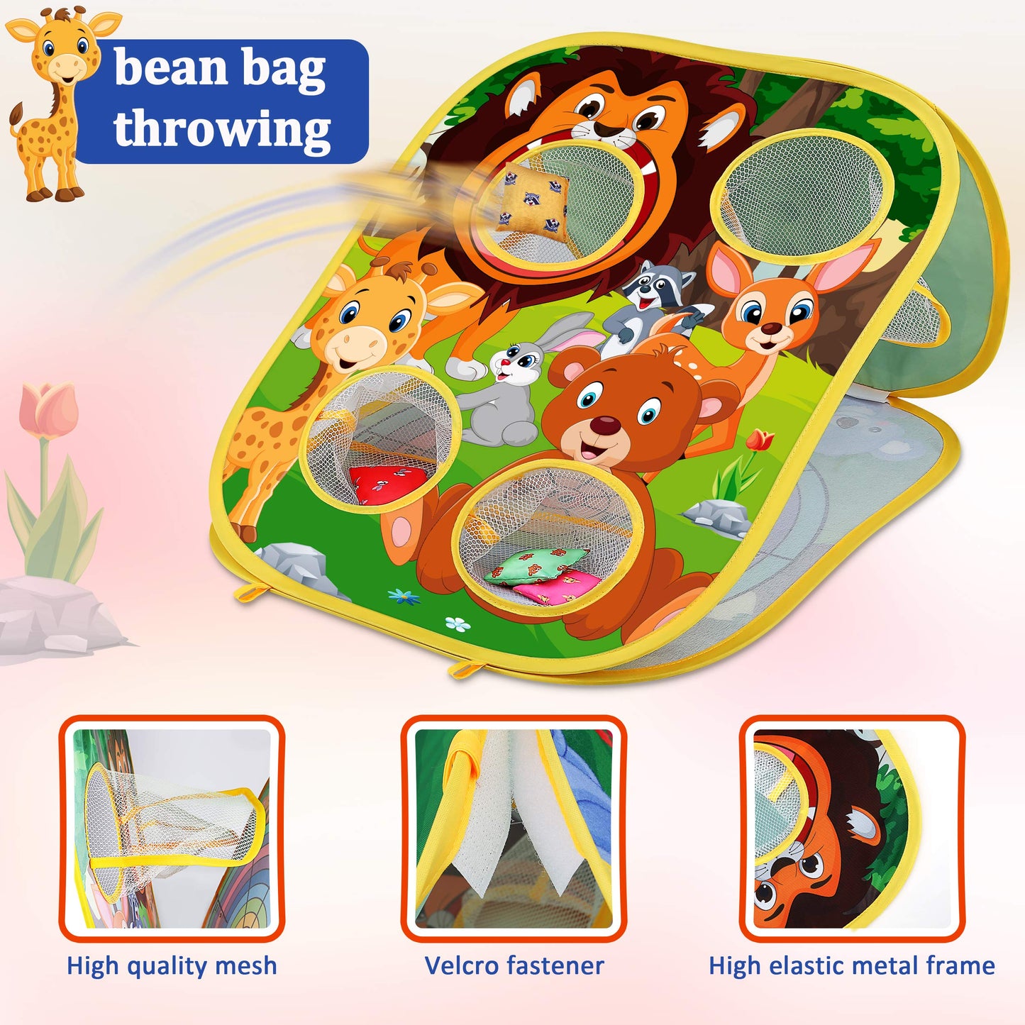 Animal Bean Bag Toss Game Toys