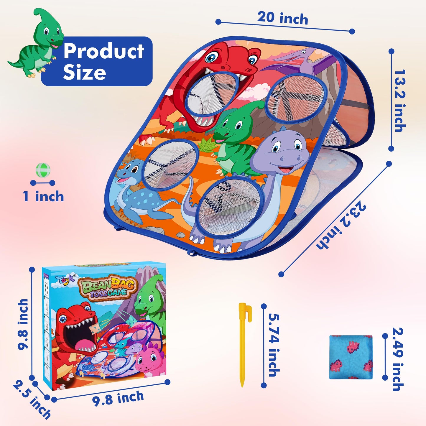 Animal Bean Bag Toss Game Toys