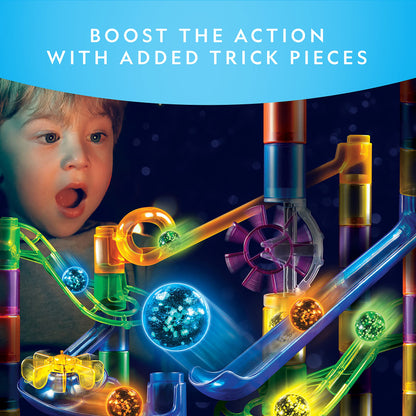 Glowing Marble Run Construction Set
