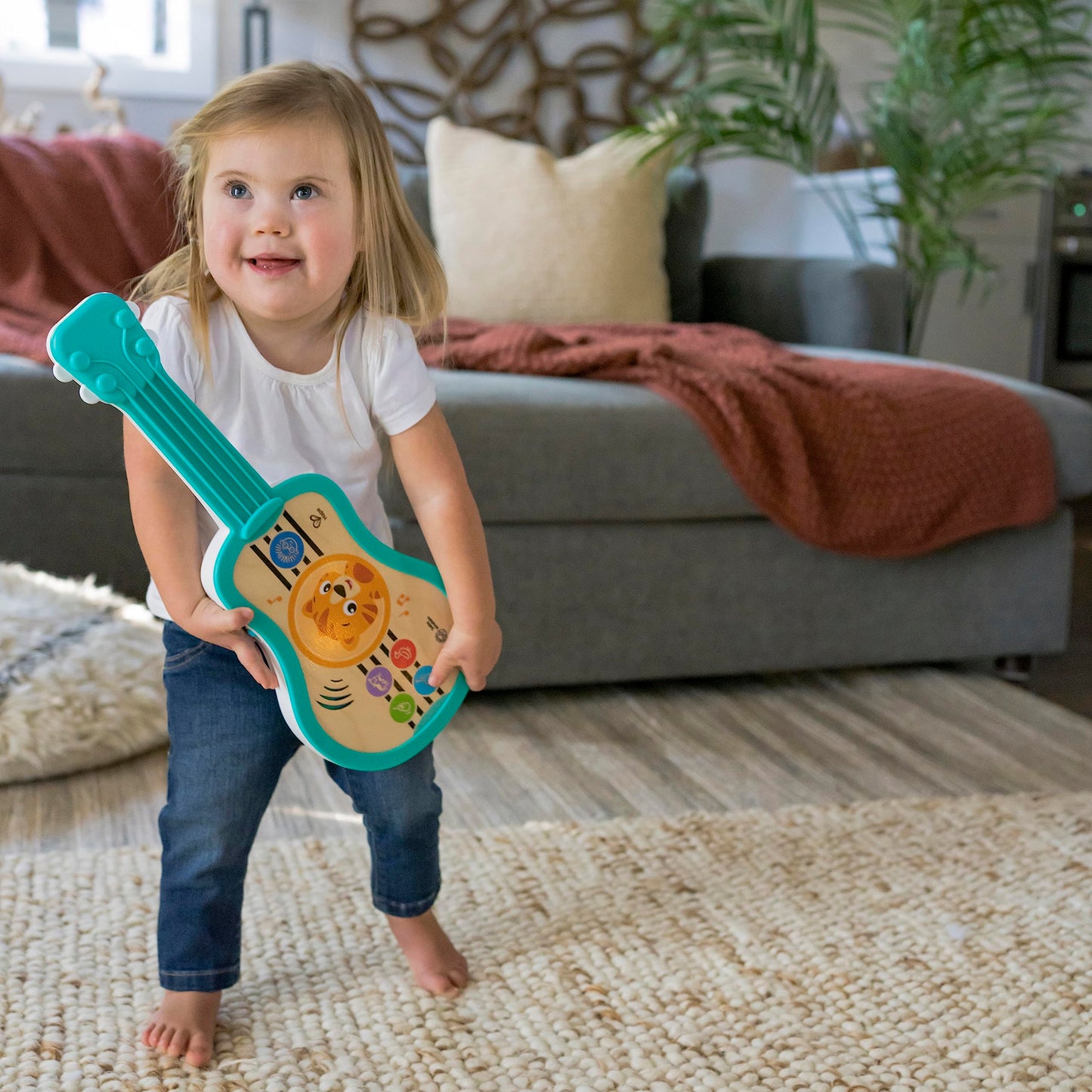 Baby Einstein and Hape Magic Touch Wooden Toy Piano, Montessori Musical Learning Toy for Babies and Toddlers 6mo+