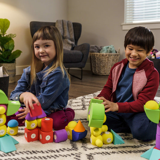 Magnetic Foam Building Blocks