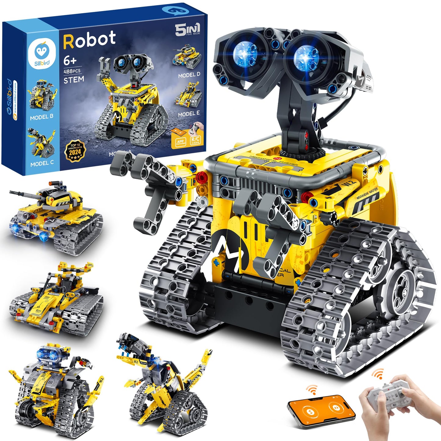 Robot Building Kit with Remote Control