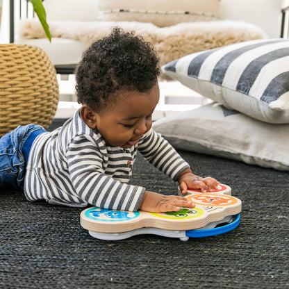 Baby Einstein and Hape Magic Touch Wooden Toy Piano, Montessori Musical Learning Toy for Babies and Toddlers 6mo+