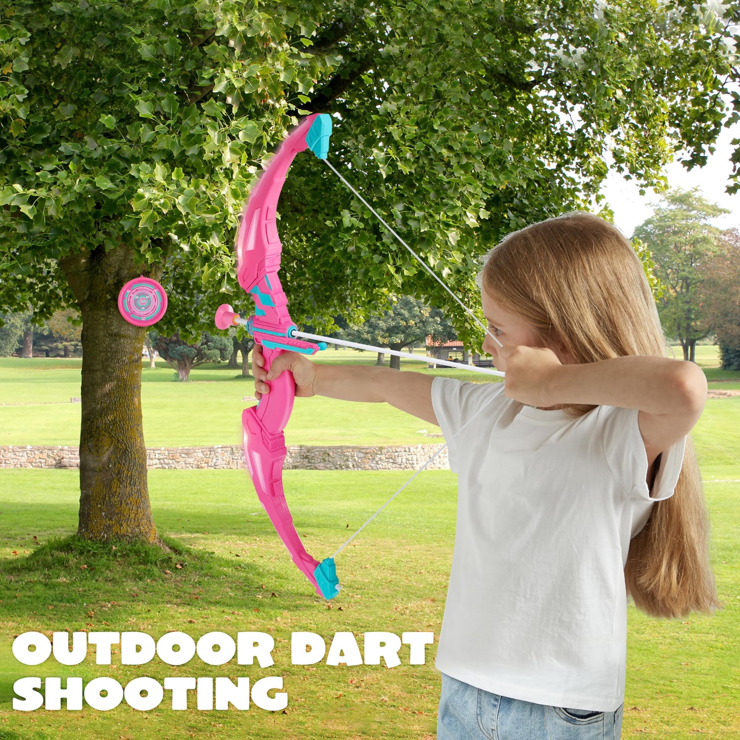 Pink Bow and Arrow Set for Girls