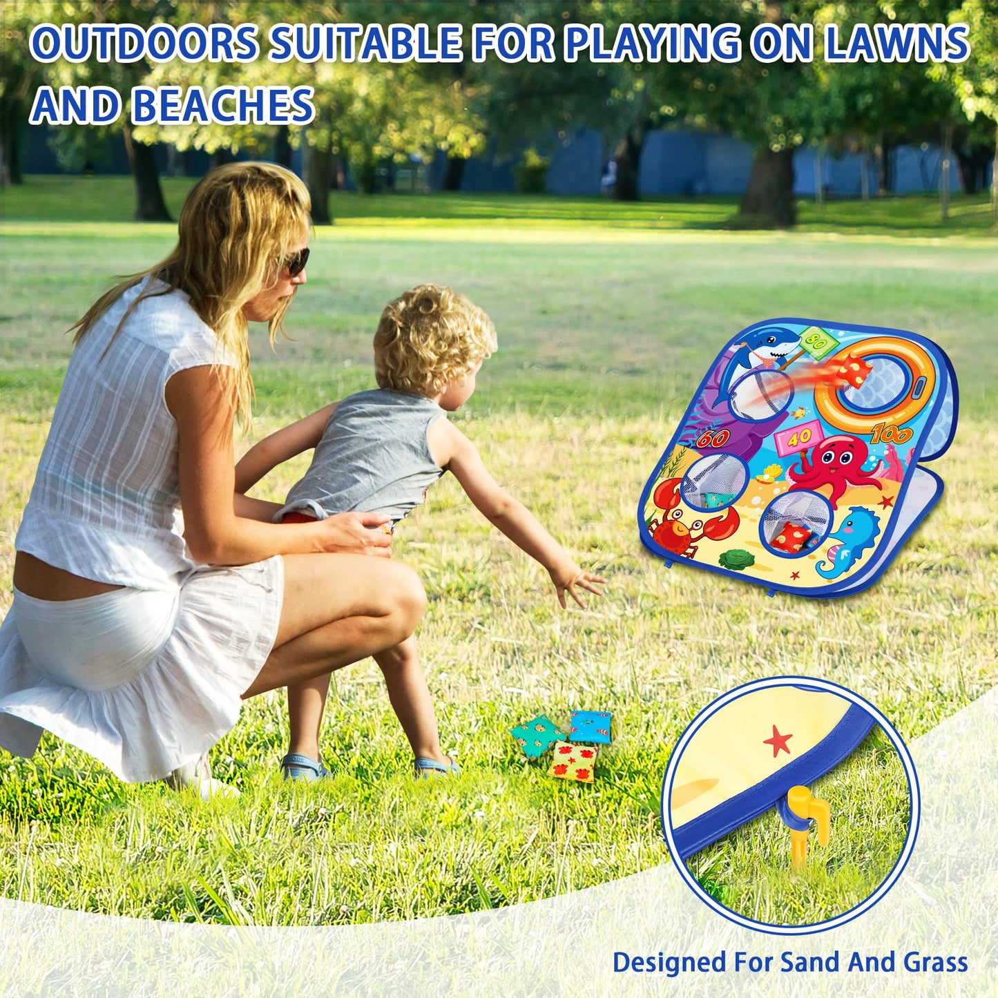 Animal Bean Bag Toss Game Toys