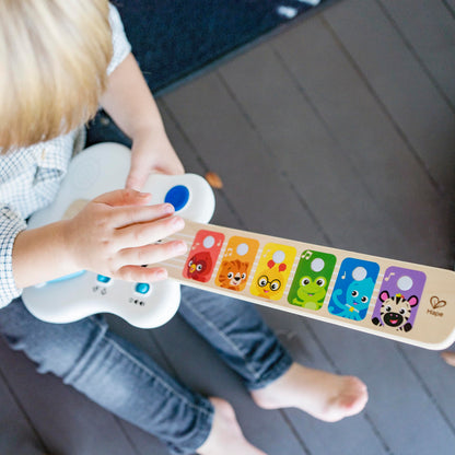 Baby Einstein and Hape Magic Touch Wooden Toy Piano, Montessori Musical Learning Toy for Babies and Toddlers 6mo+