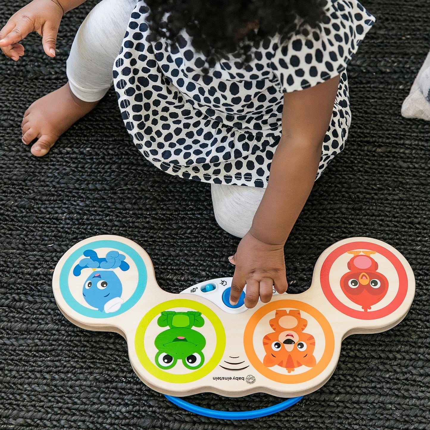 Baby Einstein and Hape Magic Touch Wooden Toy Piano, Montessori Musical Learning Toy for Babies and Toddlers 6mo+