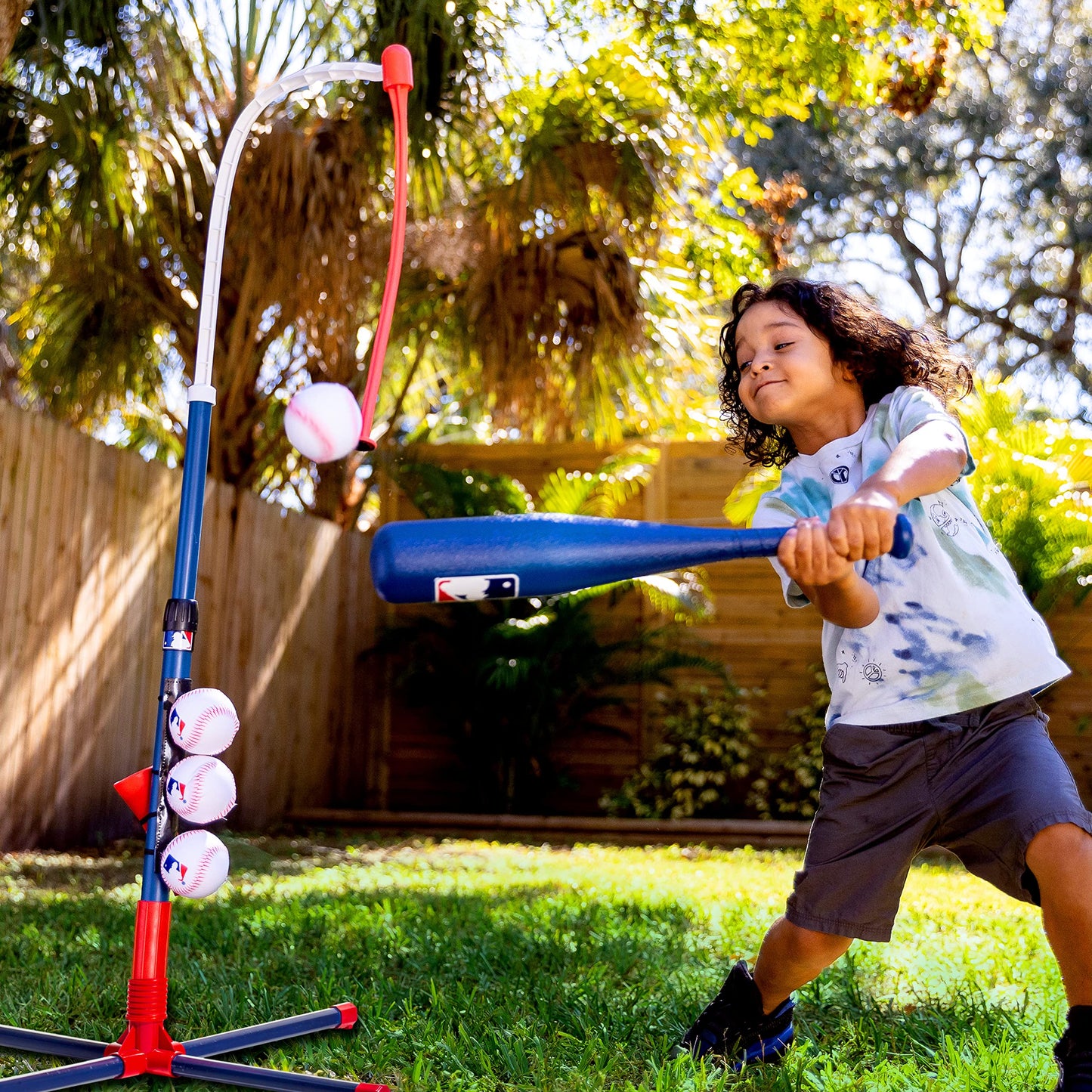 Baseball Batting Tee + Stand Set