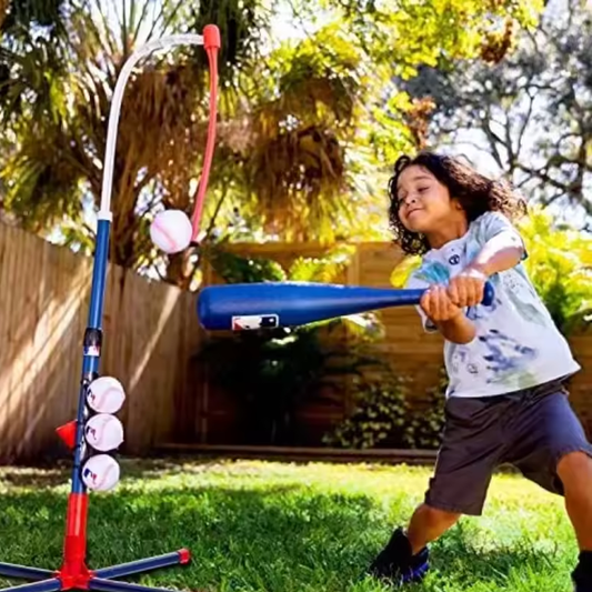 Baseball Batting Tee + Stand Set