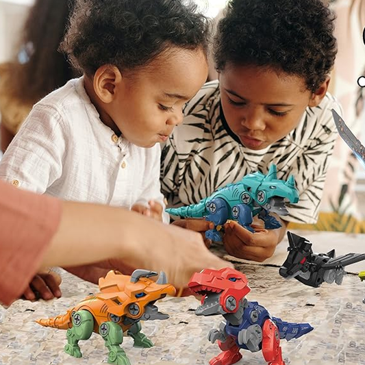 Dinosaur Transform Robot Toys Set