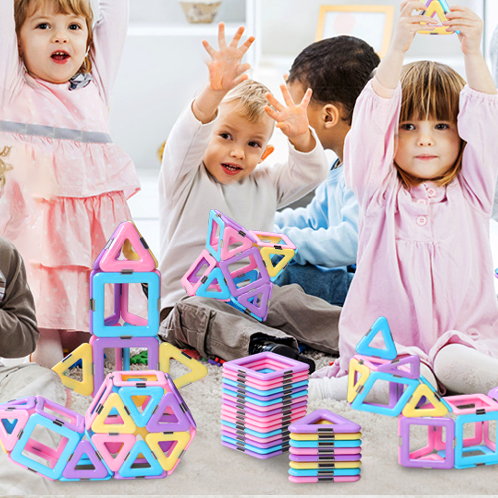Upgrade Building Blocks Magnetic Tiles Set