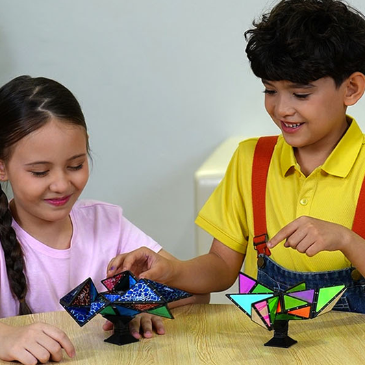 Magnets, Glowing, Holographic Pyramid Puzzle Game