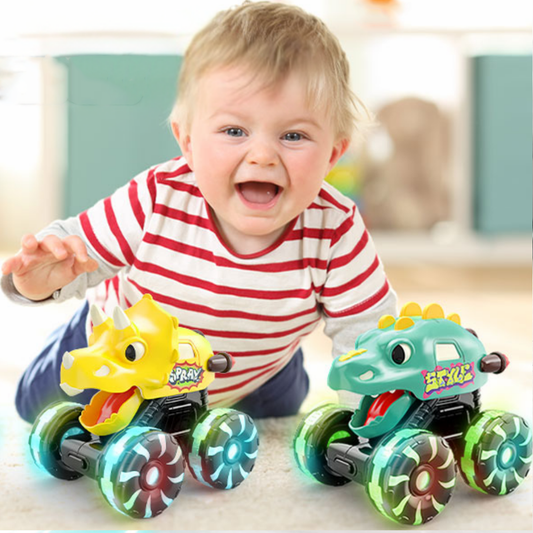3 Pack Monster Truck Dinosaur Car Toys