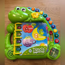 LeapFrog Dino's Delightful Day Alphabet Book, Green